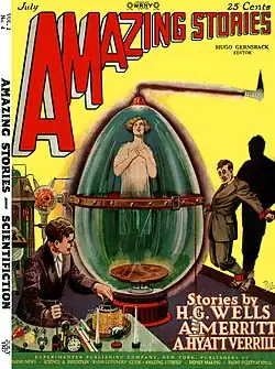 Amazing Stories cover image for July 1927