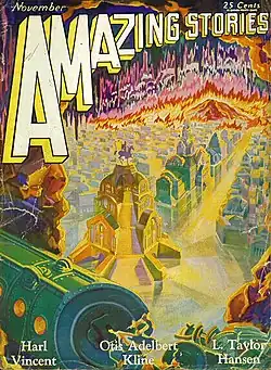Amazing Stories cover image for November 1929