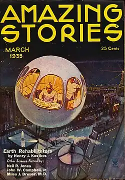 Amazing Stories cover image for March 1935