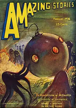 Amazing Stories cover image for February 1936