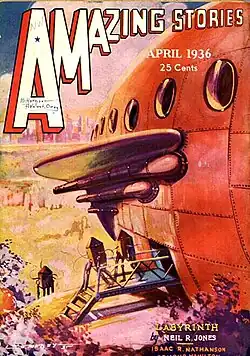 Amazing Stories cover image for April 1936