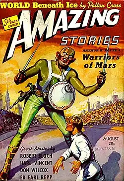 Amazing Stories cover image for August 1939