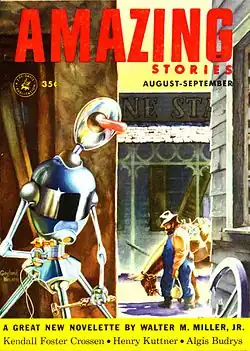 Amazing Stories cover image for August-September 1953