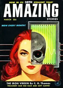 Amazing Stories cover image for March 1956