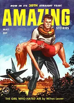 Amazing Stories cover image for May 1956