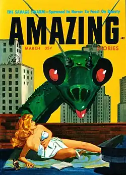 Amazing Stories cover image for March 1957