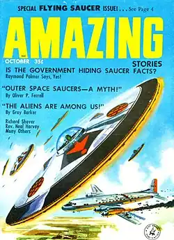 Amazing Stories cover image for October 1957