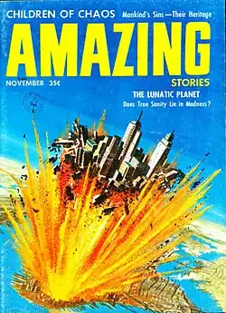 Amazing Stories cover image for November 1957