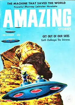 Amazing Stories cover image for December 1957