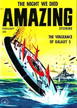 Amazing Stories cover image for February 1958