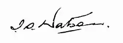signature of I. S. Watson
