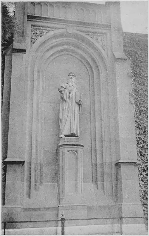 Portrait statue of Œcolampadius