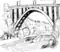 Drawing of a bridge