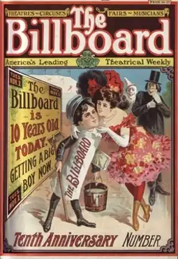 Cover of the tenth anniversary issue of Billboard Magazine.