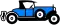 Blue car icon
