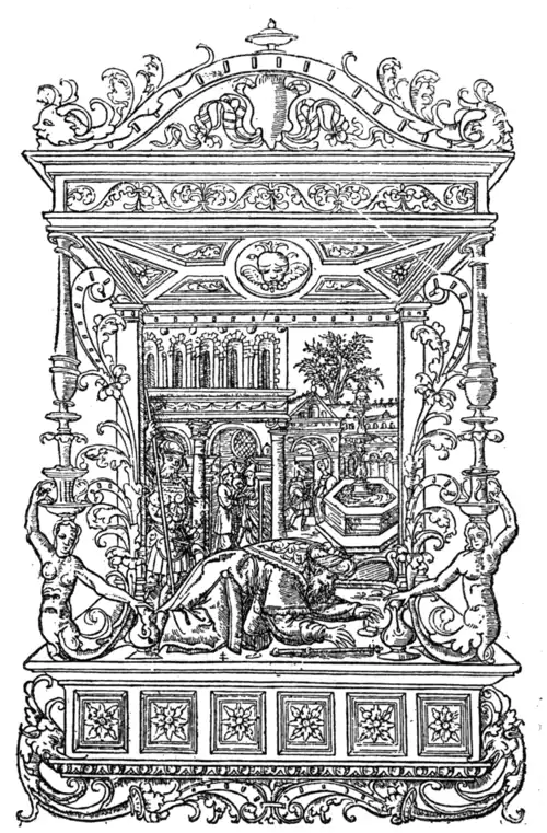 FROM 'LES HEURES' PRINTED BY SIMON DE COLINES Engraved by Geoffroy Tory