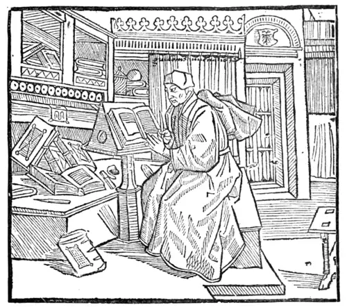 FRONTISPIECE TO A 'TERENCE,' PRINTED AT LYONS IN 1493