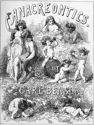 Frontispiece of Anacreontics