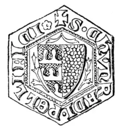 Fig. 43.—Seal of Chimrad Pellifex, 1329.