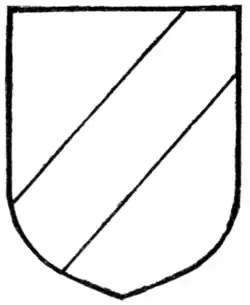 Fig. 82.—Bend sinister.