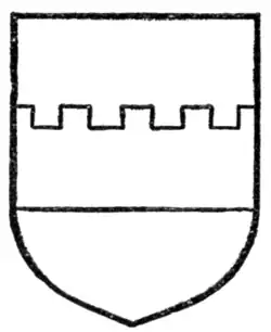 Fig. 102.—Fess embattled.