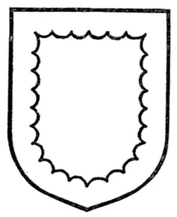 Fig. 212.—Bordure invecked.