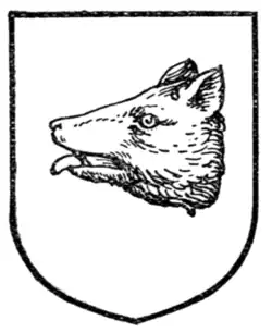 Fig. 351.—Bear's head couped (Scottish).