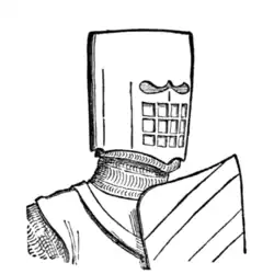 Fig. 572.—From the seal of Richard de Clare, Earl of Gloucester and Hertford (d. 1262).