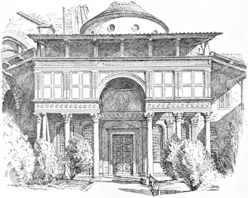 Façade of the Pazzi chapel, figure 13 from "Character of Renaissance Architecture"