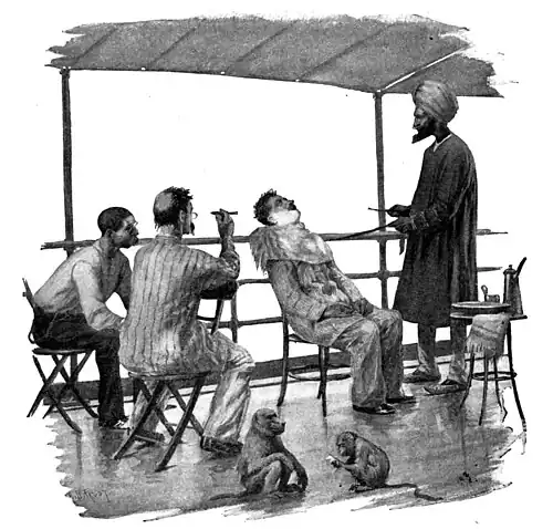 "THE BARBER .&nbsp;.&nbsp;. FLAYS US ON THE BREEZY DECK.".