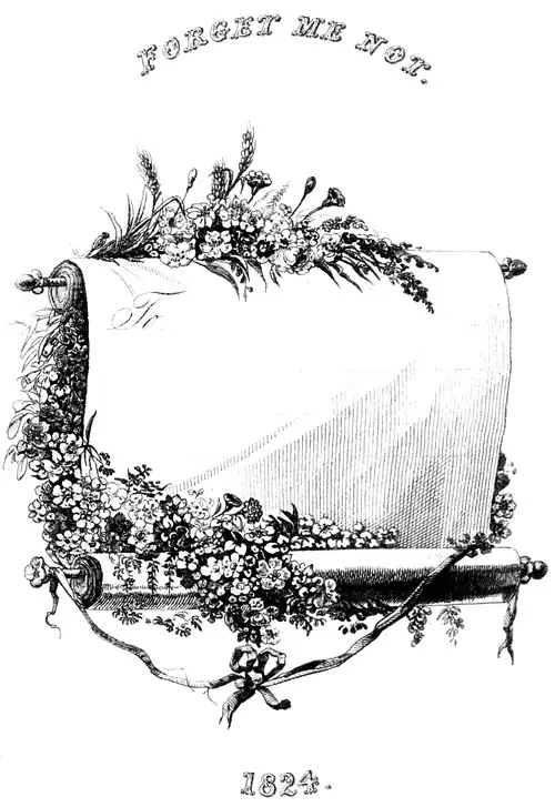 Engraving from 'Forget Me Not' (1824)