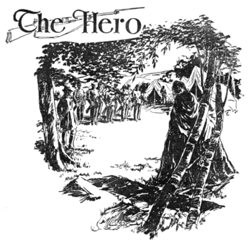 He was marched between a guard of riflemen to a shallow grave beside a hill. . . . Finally the commanding officer lifted his sabre and gave the command.