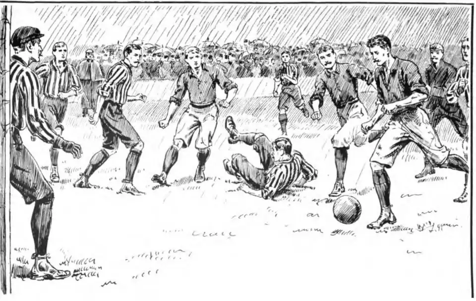 Half-back shoots at Goal