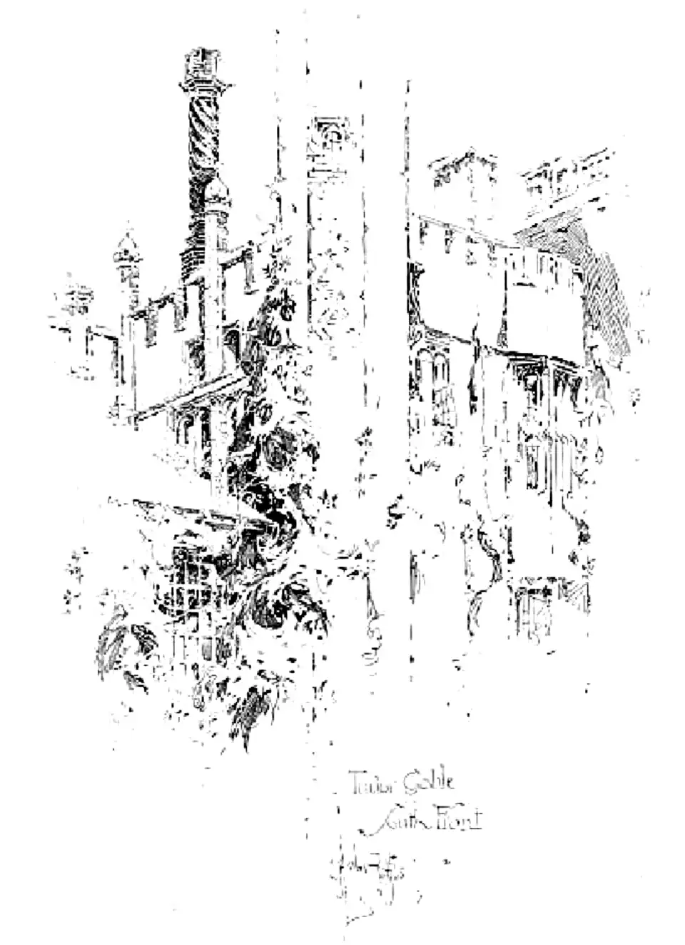 Tudor Gable, South Front