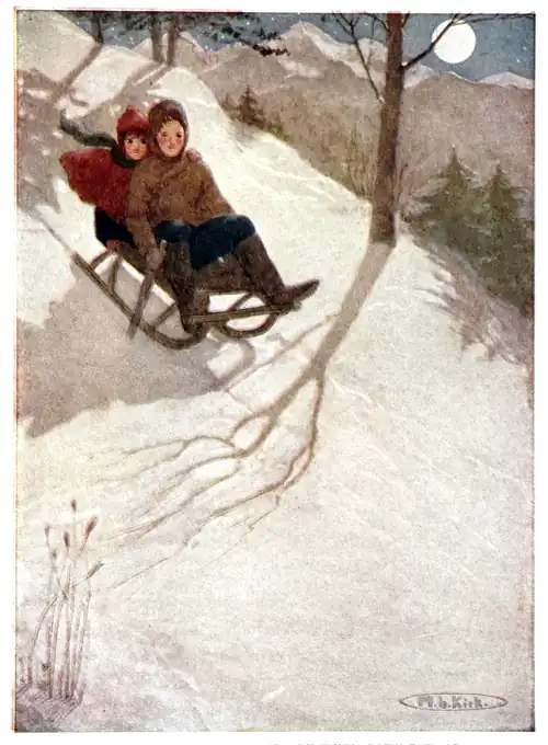 The Two Children Were Already Flying Down the Alp