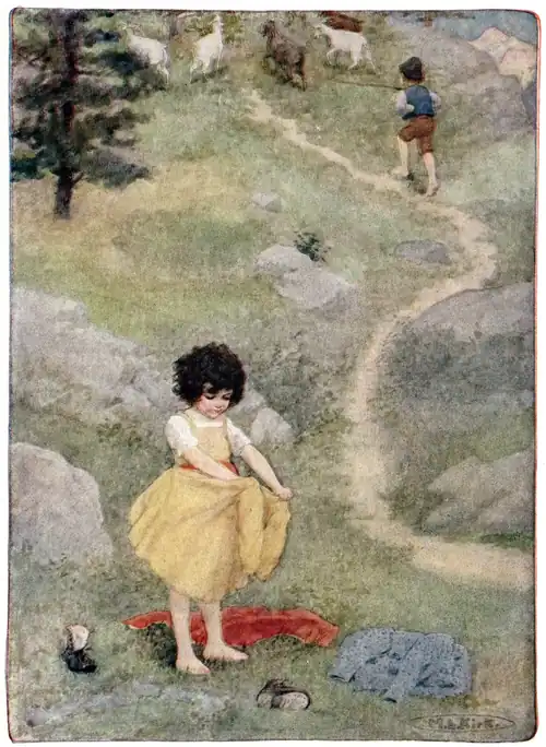 She Undid the Heavy Shawl and the Two Little Dresses