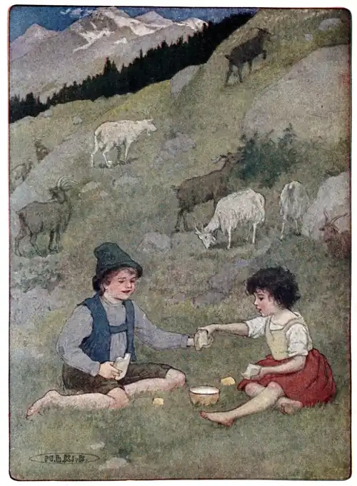 She Handed Him Also the Whole Slice of Cheese