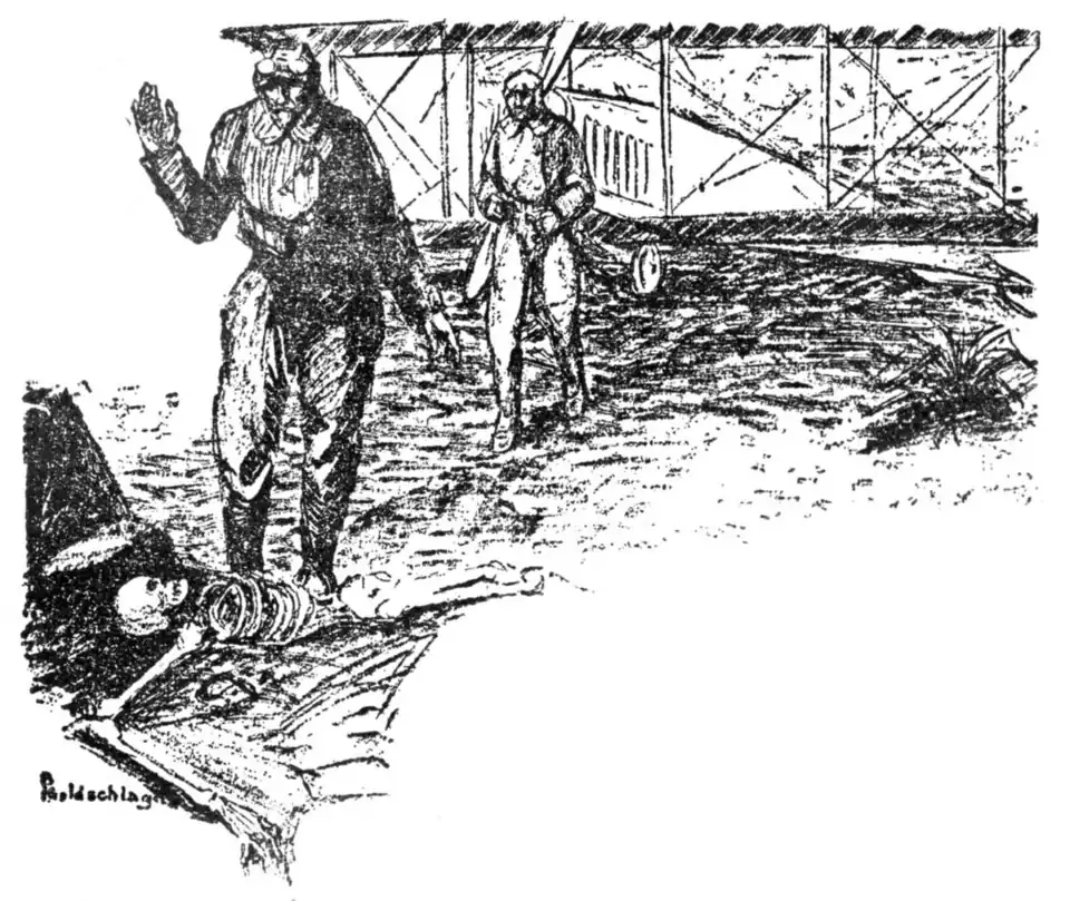 Illustration for "The Other Half" from Weird Tales February 1926