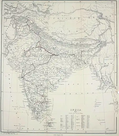 Map of Author's Route