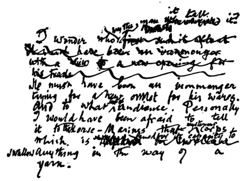 The Last Words That Conrad Wrote