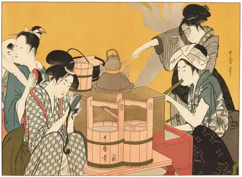 Utamaro.—The Japanese Kitchen.
