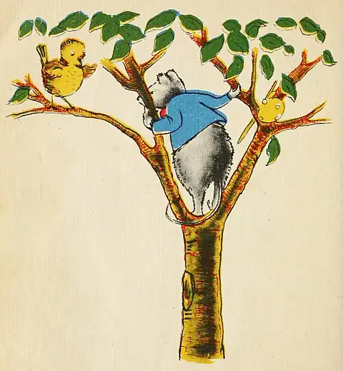 The mouse in the tree