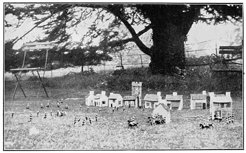 THE WAR GAME IN THE OPEN AIR.