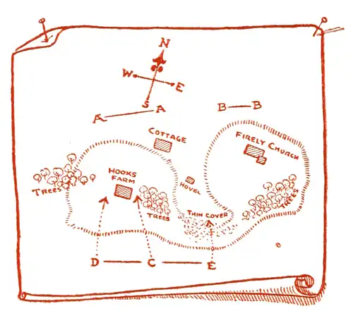 Sketch Plan of the Battle of Hook' Farm