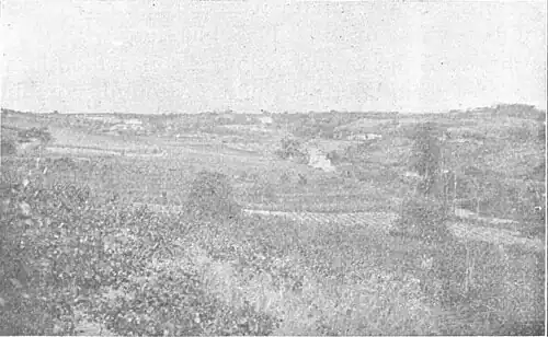 "Looking south east from Quinta House"