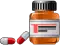 Pills and jar icon