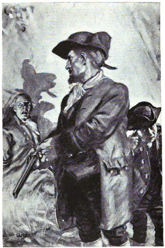 Frontispiece from an edition of 'Moonfleet' by John Meade Falkner published in 1909