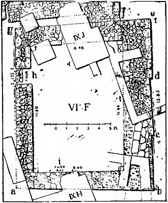 Fig. 27 - Ground Plan of VI F