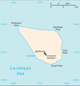 map of Navassa Island