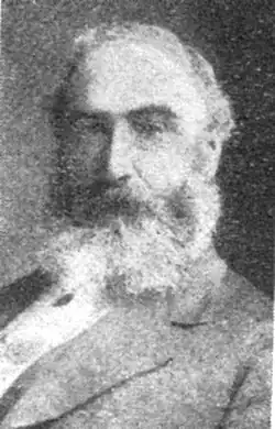 Portrait of William Horton Revell (“Big” Revell), Canterbury Provincial Government Agent at the time of the West Coast gold rush.